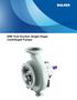SNS End Suction Single Stage Centrifugal Pumps