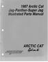 1987 Arctic Cat Jag;.Panther;.Super Jag Illustrated Parts Manual
