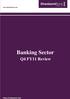 Banking Sector. Q4 FY11 Review