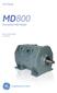 GE Energy MD800. Armored Mill Motor. 802 to 818 Frame HP