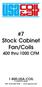 #7 Stock Cabinet Fan/Coils