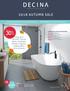 30 % 2018 AUTUMN SALE $1,850. Save up to 30% OFF * Decina Baths, Spa Baths, Showers, Tapware, Sanitary Ware, & Accessories OFF