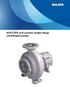 AHLSTAR end suction single stage centrifugal pumps
