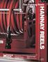 HANNAY REELS. Fire Fighting Reels. Hannay booster and large-diameter hose reels give you: