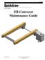 EB Conveyor Maintenance Guide