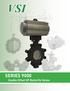 SERIES 9000 Double Offset HP Butterfly Valves