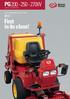 PG W IDEA FERRARI. Front Hydrostatic Lawnmower. First in its class!
