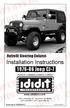 Installation Instructions Jeep CJ-7