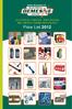 ELECTRICAL CONTROL, SWITCHGEAR AND ENERGY SAVING SPECIALISTS Price List 2012