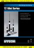 T2 Mini Series. Mini Nitrogen Gas Springs. One-half inch diameter T2-50. Three-quarter inch diameter T2-90. One-inch diameter T2-180