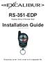 RS-351-EDP. Installation Guide