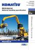 HYDRAULIC EXCAVATOR PC210LC-8 PC210LC-8. Material handling specification