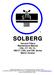 SOLBERG. Vacuum Filters Maintenance Manual CSL, CT, VS, VL, SM-CT, CSS, and CBL Series Metric Version