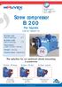 Screw compressor B 200 For liquids 120 to 180m 3 /hr
