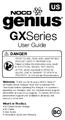 GXSeries. User Guide DANGER