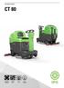 SCRUBBER DRIERS CT 80 ADVANCED PRODUCTIVITY CONTROL DOUBLE BATTERY LIFE ECO SELECT SELF- LEVELLING SYSTEM
