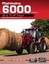 6000SERIES. 65 & 75 HP Tractor WORLD S #1 SELLING TRACTOR MORE POWER, PERFORMANCE & VALUE
