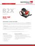 B2XTM B2X B2X-18P SERIES SERIES MID-RANGE 2-STAGE FIRE PUMP PORTABLE. Applications