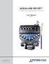 AQUA-LAB HD/XD CHEMICAL DISPENSING SYSTEM. User Manual REV F revf0917