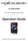 AL-2060-EDPB. OLED Color 2-way Alarm & Remote Start. April 23, Operation Guide. Temporary cover. Color cover is in a separate file.