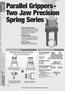 Parallel Grippers- Two Jaw Precision Spring Series