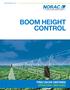 BOOM HEIGHT CONTROL PRECISION DEFINED SPRAYING REFINED