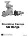 Dimensional drawings SD Range