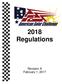 2018 Regulations Revision A February 1, 2017