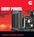 EVERY POWER. QSK23 POWER UNITS FOR INDUSTRIAL APPLICATIONS