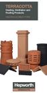 TERRACOTTA. Heating, Ventilation and Roofing Products. Trade Price List March 1 st 2018