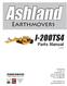 Ashland I-200TS4. Earthmovers. Parts Manual. Ashland Industries. Crafting Quality since 1953! ver. 0612