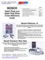 BOSCH. Spark Plugs and Spark Plug Wires Cross Reference Guide. Bosch Platinum +4. Bosch Premium Wire Sets