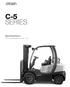 C-5 SERIES. Specifications LPG Counterbalance Truck SE