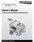 Owner's Manual. XG Series 6,500-8,000 Watt Portable Generator.  or