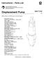 Displacement Pump. Instructions - Parts List ZAE