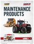 MAINTENANCE PRODUCTS. CNH-1015_MaintProducts_Case_r16.indd 1