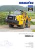 HM 300. Articulated Dump Truck HM ENGINE POWER 254 kw / rpm MAX. PAYLOAD 27,3 ton BODY CAPACITY, HEAPED 16,6 m³