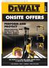 ONSITE OFFERS PERFORM AND PROTECT BREAKTHROUGH DUST EXTRACTION FOR THE NEW DEWALT HAMMER RANGE