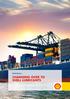 Shell Marine CHANGING OVER TO SHELL LUBRICANTS