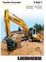 Crawler Excavator. Operating Weight: 38,500-46,300 kg Engine Output: 190 kw / 258 HP Bucket Capacity: m³