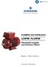 Installation and maintenance LSRPM - PLSRPM. Permanent magnet synchronous motors. Référence : 4155 en / g