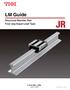 LM Guide Structural Member Rail Four-way Equal Load Type
