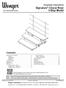 Assembly Instructions Signature Choral Riser 3-Step Model