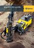 SmartROC D50 and D55 DTH surface drill rig for quarrying and mining