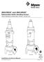 3RH/3RHX* and 4RH/4RHX* Submersible Solids Handling Pumps