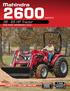 2600SERIES HP Tractor WORLD S #1 SELLING TRACTOR MORE POWER, PERFORMANCE & VALUE