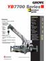 YB7700 Series. product guide. contents. features. Industrial Hydraulic Crane. Features 2. Specifications 3. 2 models YB7722 & YB7722XL