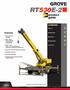 RT530E-2. product guide. contents. features. Rough Terrain Hydraulic Crane. Features 2. Specifications ton (27 mt) capacity.