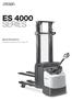 ES 4000 SERIES. Specifications Pedestrian Stacker with Initial Lift