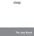 The Jeep Brand. Key Visual Elements and Usage Guidelines. Jeep Brand Mark Key Visual Elements and Usage Guidelines October, 2015 page 1